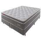Base Box Super King 193x203x24cm Zeus  Cinza
