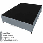 Base Box Tiba Veludo Liso