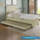 Base Cama Baú Solteirão Com Cama Auxiliar Corino - Skybox - B