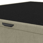 Base Cama Baú Viúva Veludo - Skybox - Bege