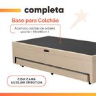 Base Cama Bibox Com Baú Solteiro E Cama Auxiliar 3 Em 1 - 88x