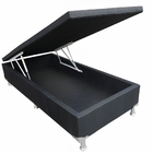 Base Cama Box Articulado King Preto Desenho Zig Zag 193