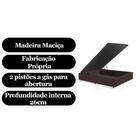 Base Cama Box Baú Casal Com Pistão A Gás Premium 138x188 Cora