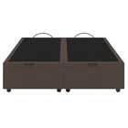 Base Cama Box Baú Casal King Size Corino - Skybox - Marrom
