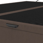 Base Cama Box Baú Casal King Size Corino - Skybox - Marrom
