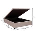 Base Cama Box Baú Casal Para Colchão 138x188cm Multimóveis Cr