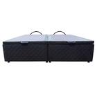 Base Cama Box Baú Casal Queen Size Suede Preto