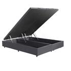 Base Cama Box Baú Queen Com Pistão A Gás Bipartido 158x198 Su