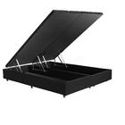 Base Cama Box Baú Queen Com Pistão A Gás Bipartido 158x198 Su
