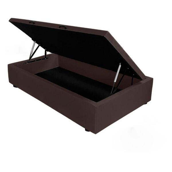 Base Cama Box Baú Solteiro Com Pistão A Gás Premium 96x203 Co