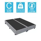 Base Cama Box Bipartido Casal Corino Cinza 40x138x188