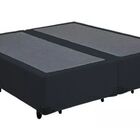 Base Cama Box Bipartido Casal Corino Preto 40x138x188