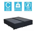 Base Cama Box Bipartido Casal Corino Preto 40x138x188