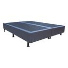 Base Cama Box Casal King Size Corano Cinza
