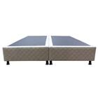 Base Cama Box Casal King Size Suede Bege