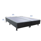 Base Cama Box Casal King Size Suede Preto