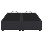 Base Cama Box Casal King Size Veludo - Skybox - Preto