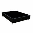 Base Cama Box Casal Preto 138x188x40