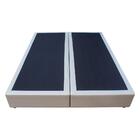 Base Cama Box Casal Queen Size Corano Bege