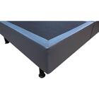 Base Cama Box Casal Queen Size Corano Cinza
