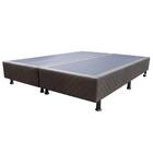 Base Cama Box Casal Queen Size Suede Marrom