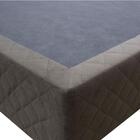 Base Cama Box Casal Queen Size Suede Marrom