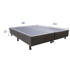 Base Cama Box Casal Queen Size Suede Marrom