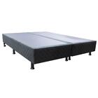 Base Cama Box Casal Queen Size Suede Preto