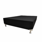 Base Cama Box Promocional Losango Preto Avulso 31cm Altura So