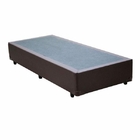 Base Cama Box Solteiro Marrom 88x188x40