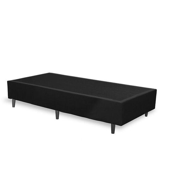 Base Cama Box Solteiro Premium 96x203 Corano Cor:preto