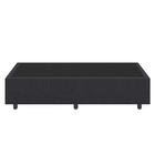 Base Cama Box Solteiro Veludo - Skybox - Preto