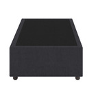 Base Cama Box Solteiro Veludo - Skybox - Preto