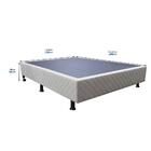 Base Cama Box Viúva Suede Bege