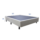 Base Cama Box Viúva Suede Bege