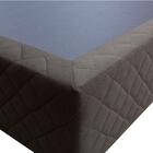 Base Cama Box Viúva Suede Marrom