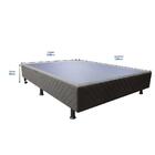 Base Cama Box Viúva Suede Marrom