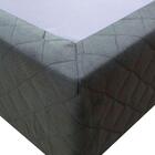 Base Cama Box Viúva Suede Preto