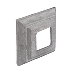 Base para Coluna Ferro Forjado 21x80x80mm 819/1/S