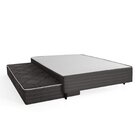 Base Com Colchão Auxiliar Casal 138cm Geneva Marrom