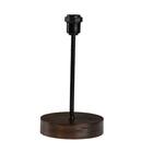 Base de Abajur Marrom Madeira Illumina 30x14x14cm