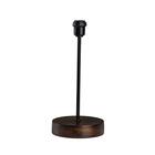 Base de Abajur Marrom Madeira Illumina 38x14x14cm