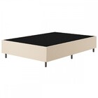 Base De Cama Box Casal Fit 138x188 Cm Creme - Vian
