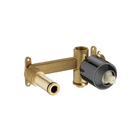 Base de Embutir para Monocomando de Parede 1/2" 12,7mm Titanium Black Roca