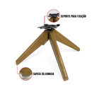 Base De Madeira Giratória Para Poltrona 30cm - D'rossi