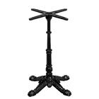 Base De Mesa Apus Em Ferro Preto 75 Cm (alt) Tampo Mdp Quadra