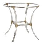 Base De Mesa Com 4 Cadeiras Tóquio Em Aluminio E Fibra Sintet