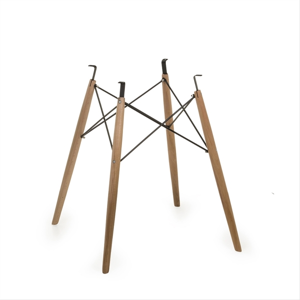 Base De Mesa De Jantar Dkr Em Madeira - Or Design