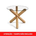 Base De Mesa De Jantar Edge X Renar Cor Acácia Escovado
