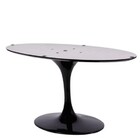 Base De Mesa De Jantar Saarinen Oval Para Tampo De 100x70 Cm